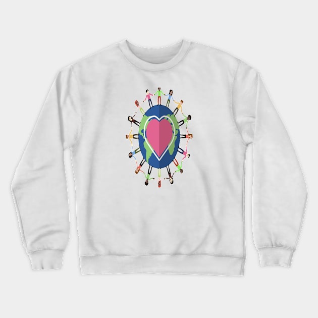 World Peace Crewneck Sweatshirt by joshsmith